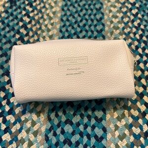 The White Company White Leather British Airways Travel bag